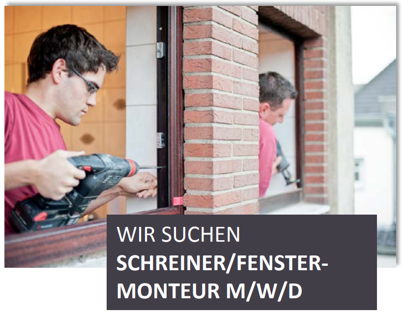 Handwerkliche Arbeiten am Fenster, Bohrer