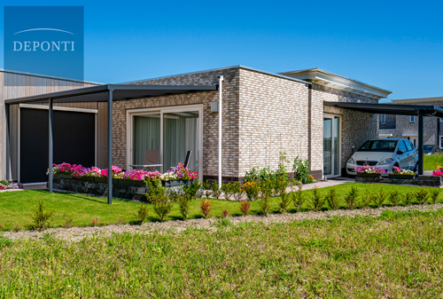 Terrassendach Nebiolo der Firma Deponti.